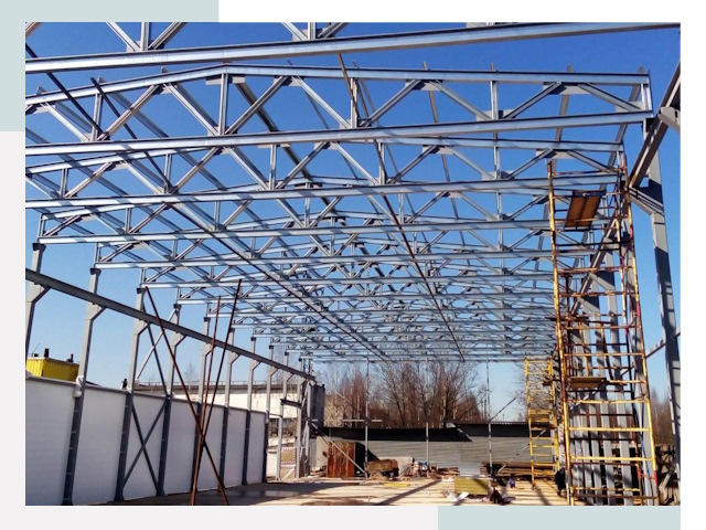 Строительство цехов в Чапаевск от 613 руб. под ключ