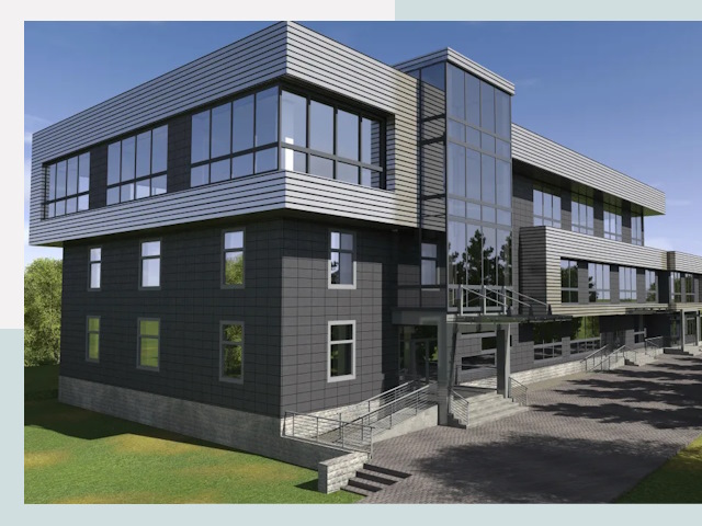 Административные здания в Чапаевске