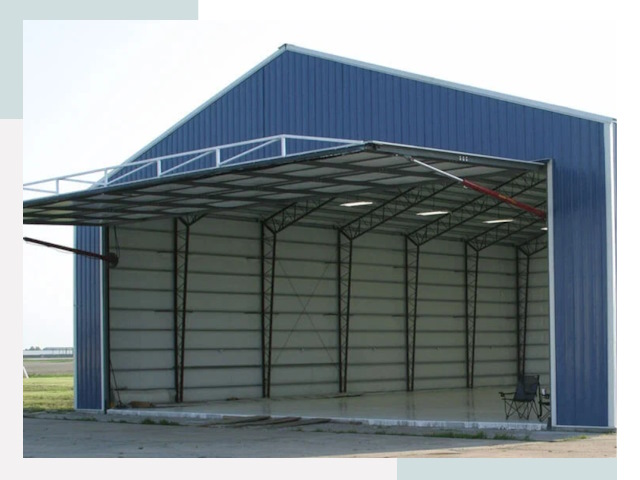 Прямо стенные ангары в Чапаевске