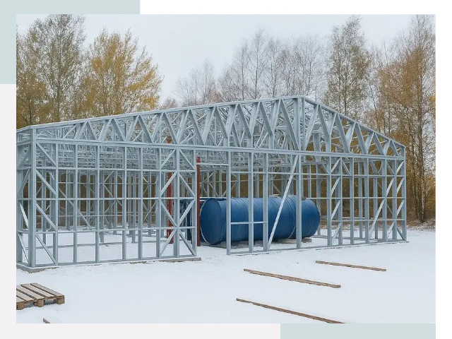 Металлические ангары в Чапаевске