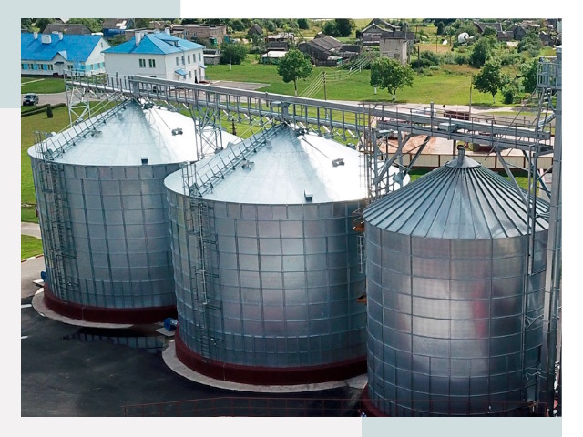 Металлические силосы в Чапаевске