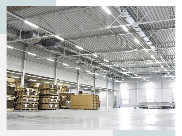 Освещение ангаров в Чапаевске