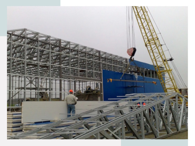 Монтаж ангаров в Чапаевске