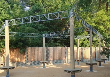 Терраса из металлоконструкций под ключ, проектирование, изготовление и монтаж от СтальСтрой-Чпв